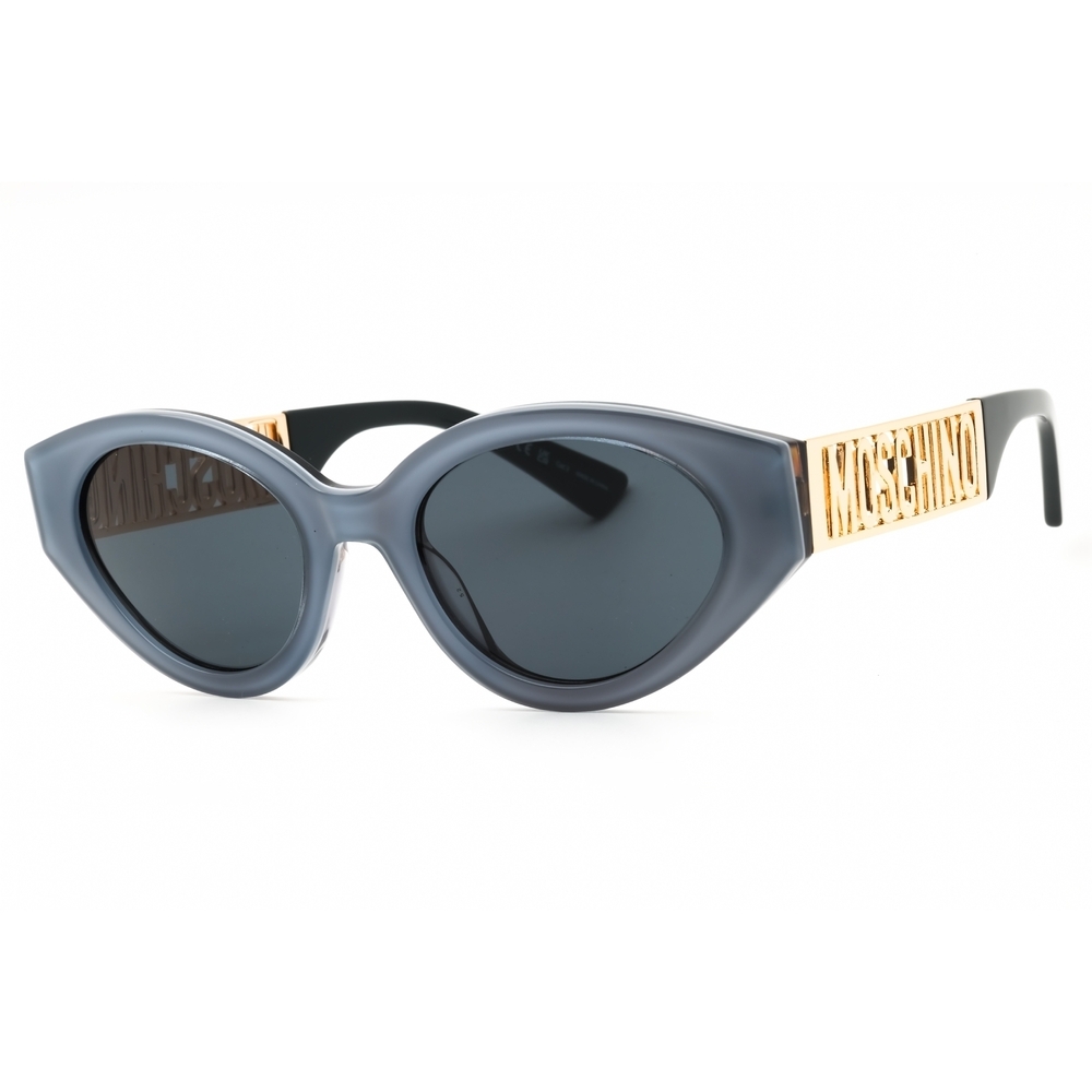 Moschino MOS160/S Sunglasses Azure Plastic Oval